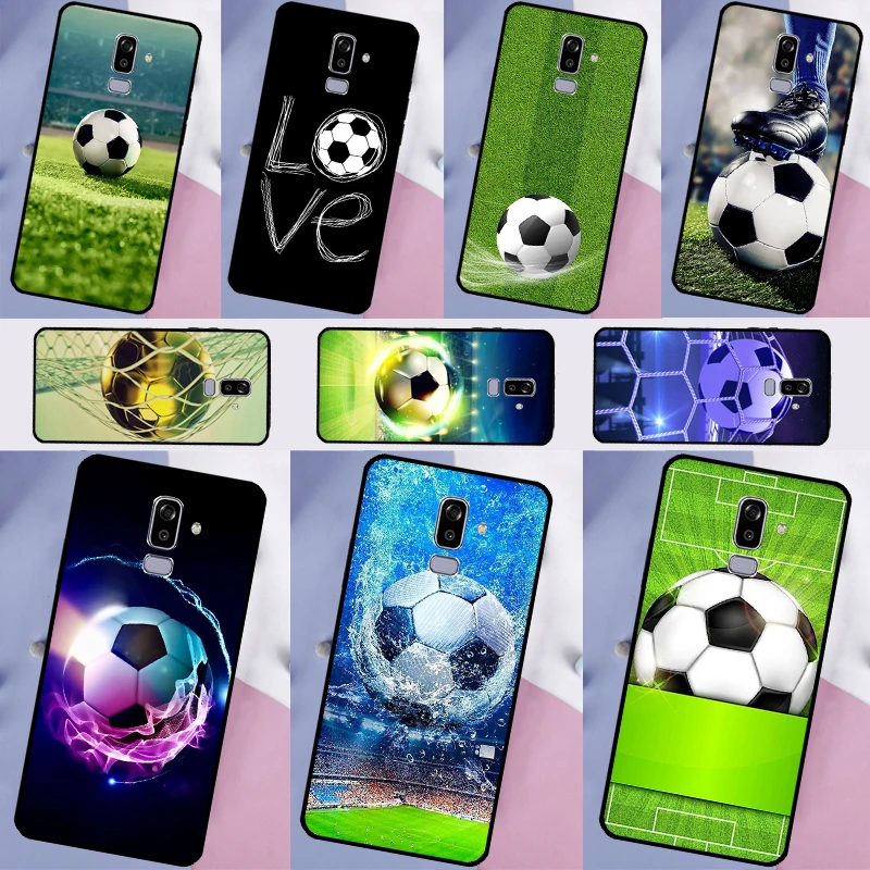 Football Case For Samsung Galaxy J1 J3 J5 J7 2016 A3 A5 2017 J4 J6 Plus J8 A6 A7 A8 A9 2018 Cover