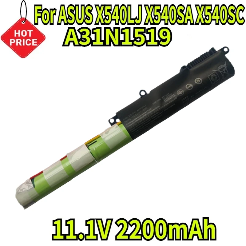 

11,1 В 2200 мАч A31N1519 аккумулятор для ноутбука, совместимый для ASUS X540LJ X540SA X540SC X540YA R540SA R540L X540 X540S X540L X540LA