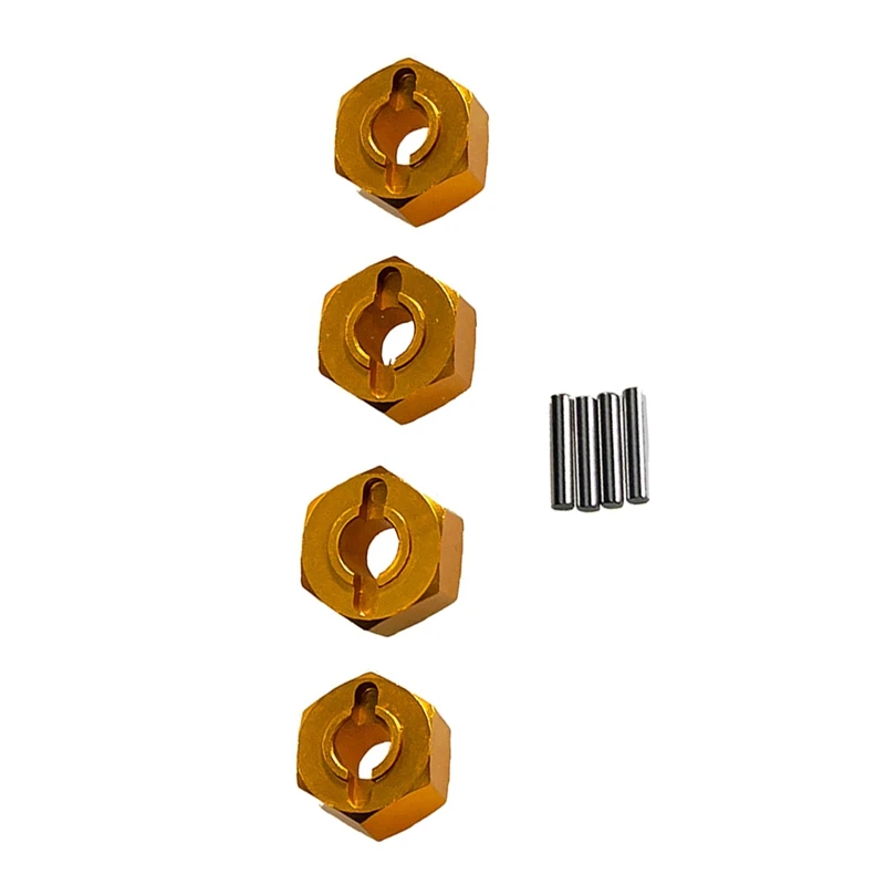 新しい-4 個 MJX 1/14 1/16 14210 14303 16207 16208 リモートコントロールカーアクセサリー 12 ミリメートル六角コネクタ