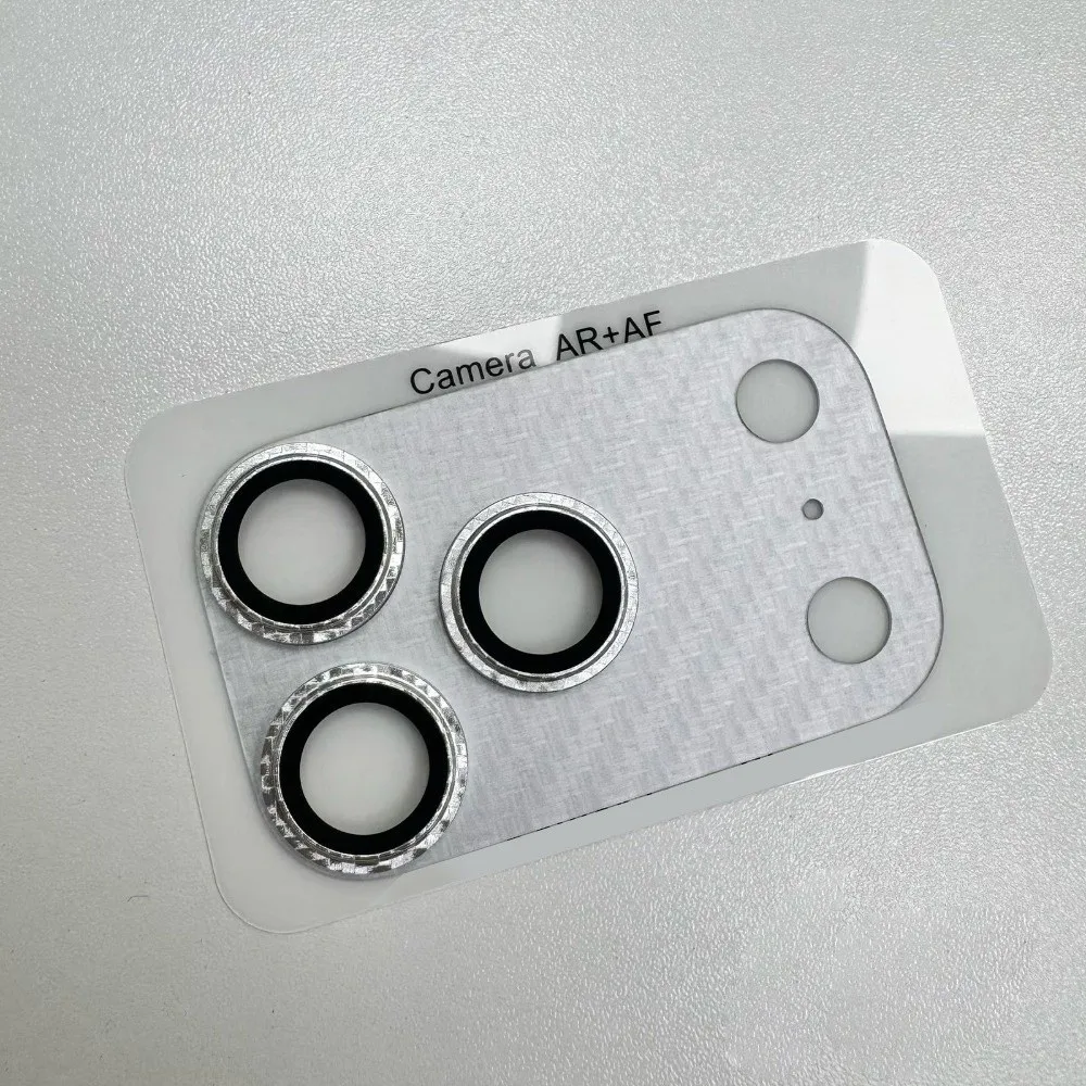 Carbon Fiber Texture Lens Protector Full Cover Orange Camera Lens Cover HD Anti Scratch for iPhone 17Pro/17 Pro Max