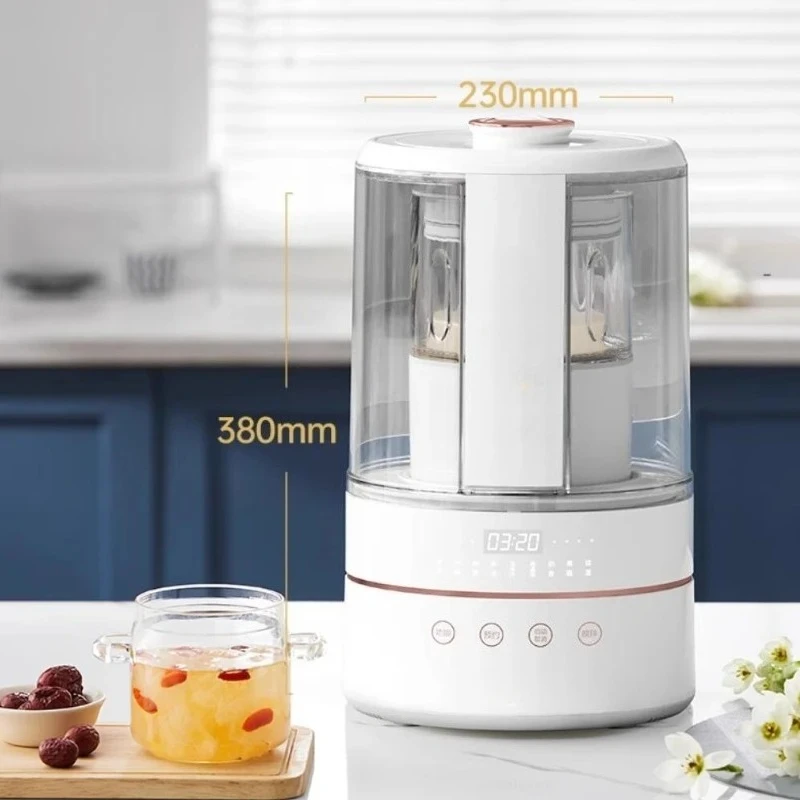 

For Soybean Milk Machine Automatic Home Low Noise Ceramic Glazed Inner Liner Hot And Cold Drinks Soybean Milk Crushed Ice 1650m