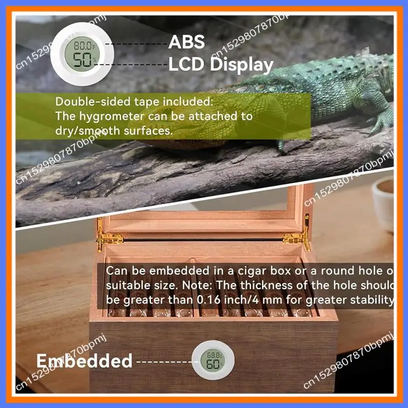 

Мини-гигрометр и термометр BAAE, комплект из 3 штук, цифровой измеритель влажности для использования в помещении и на открытом воздухе, датчик температуры