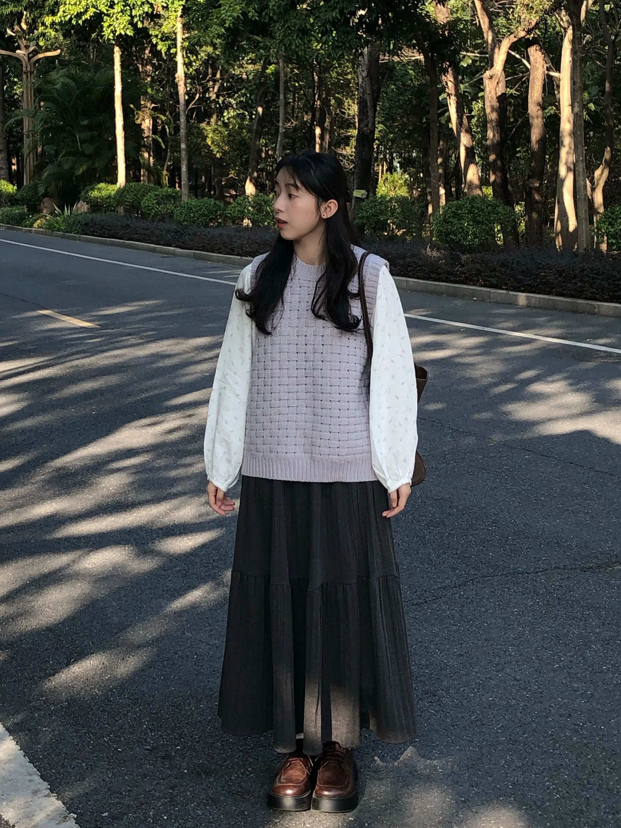 

Sweet Floral Long Sve Lace Collar Women's irt Spring Autumn Small Size Versatile Top Five Is Happy Asakusa Flower Letter
