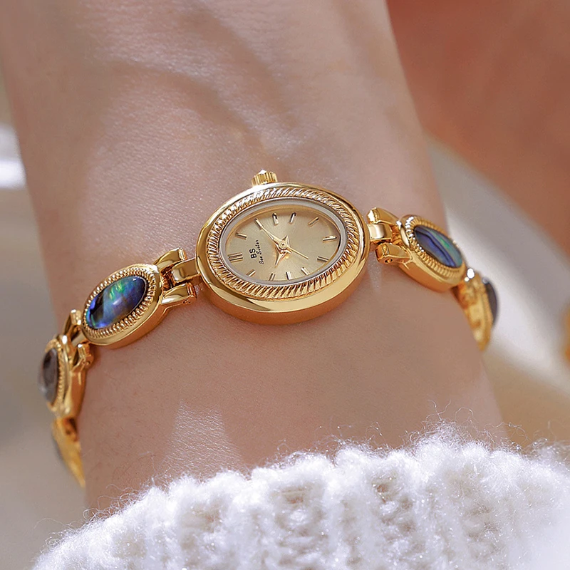

Женские часы с овальным маленьким циферблатом 2024, лучший бренд класса люкс для женщин, золотые модные элегантные женские кварцевые наручные часы высокого качества