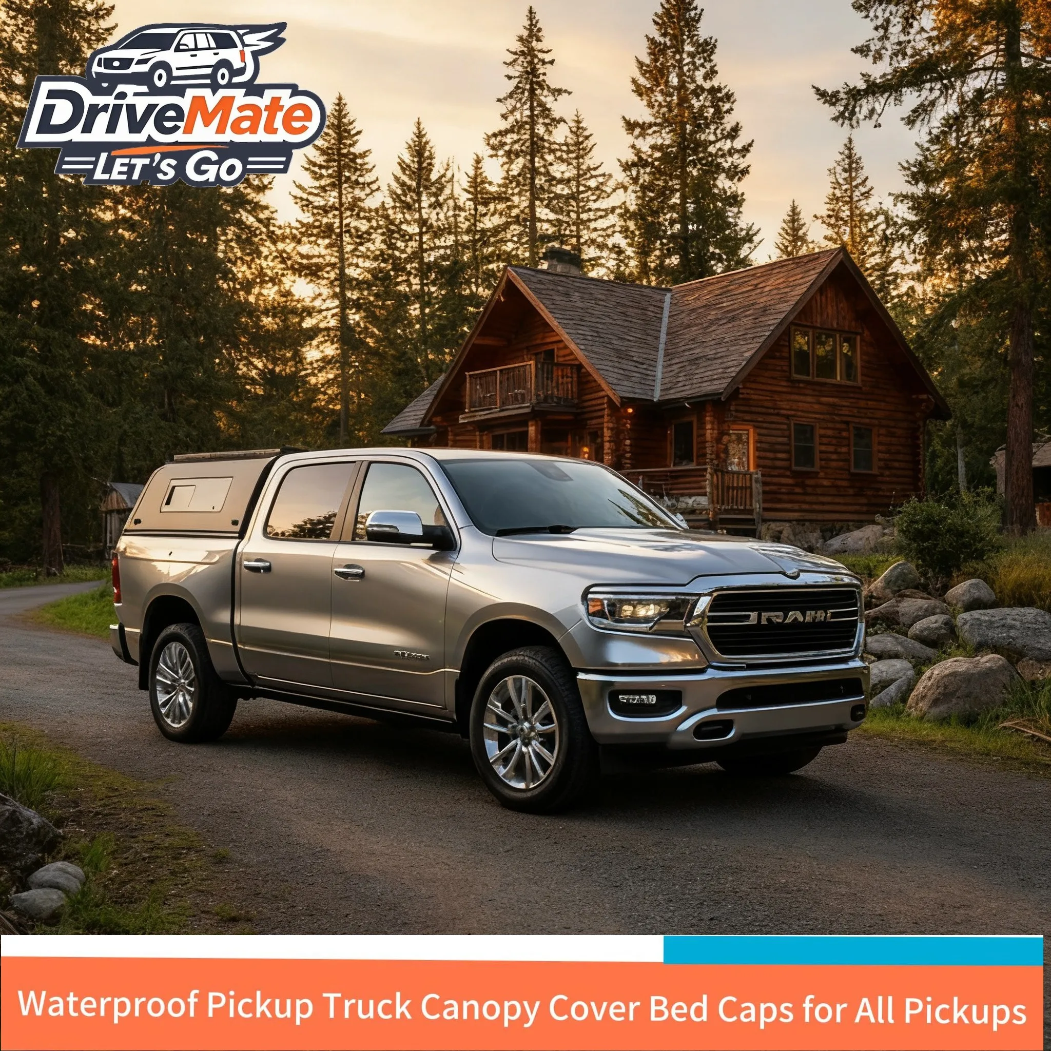 

Durable Modular Truck Canopy for 4x4 F-150 Camper with Low Wind Noise System
