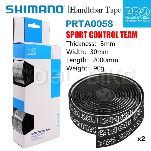 Imagen 2 del producto Shimano PRO equipo de Control deportivo cinta para manillar de bicicleta de carretera cinta para manillar de bicicleta EVA accesorios genuinos para bicicleta