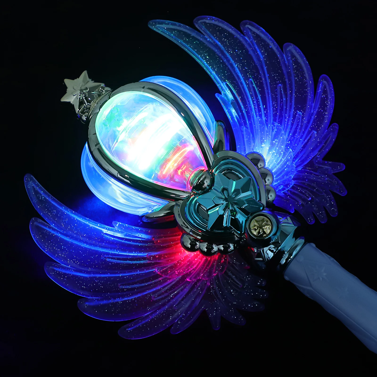 

Princess Wand Light Up with Glowing Effect and Melody Handheld Fairy Wand for Kids Birthday Party Favors Stage Performances