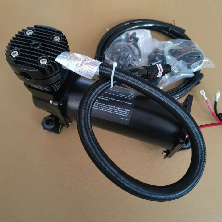 69DB 200PSI 300PSI OUTLET 3/8 1/4 CARTEEAIR Suspension Pump 12 Volts Feel Air F484 SQ495 Super Quiet Air Compressor Viair 485C view 4