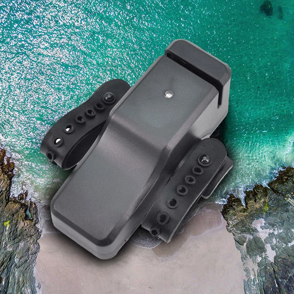 1pc Bite Alarm 7.8cm X 2.8cm X 2.5cm 45g Black ABS Fishing Bite Alarms Sound Bell Alerts LED Light Indicator Rod Clip Strap Part