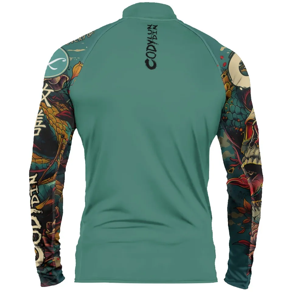 الرجال جيو جيتسو Rashguard MMA تي شيرت + السراويل للرجال 3 قطعة/المجموعة الملاكمة البرازيلي تصارع طفح الحرس مجموعات الملاكمة التايلاندية رياضية #4