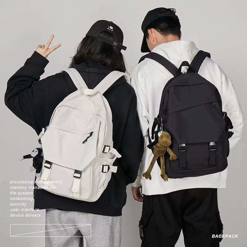 2026 Minimalist College Student Backpack Large-Capacity Casual Backpack for High School Students Business Travel and Commuting