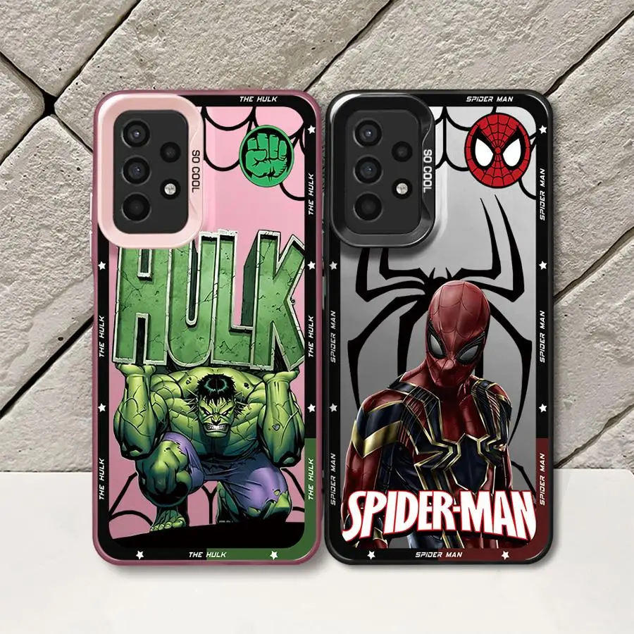 Marvel Super Hero Cool Phone Case for Galaxy A15 A52 A72 4G 5G A25 A52s A53 A54 A55 A73 5G A51 4G bag