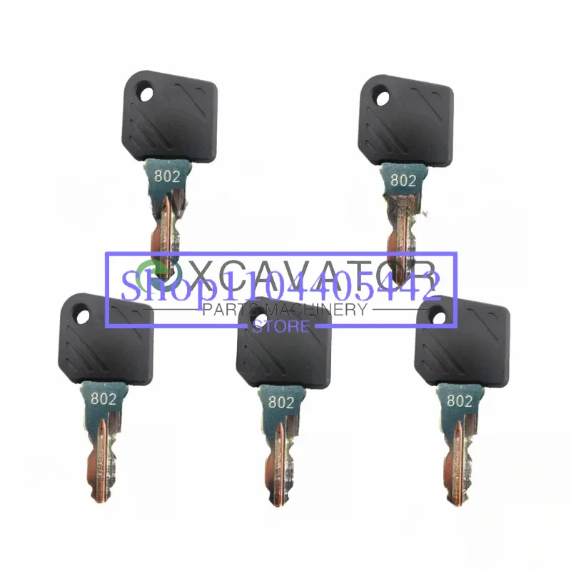 5X 802 Key For Forklift 7915492618 Fit 1151 1152 1158 131 Pallet Truck T16 T18 T20 T30 Stacker L14 L16