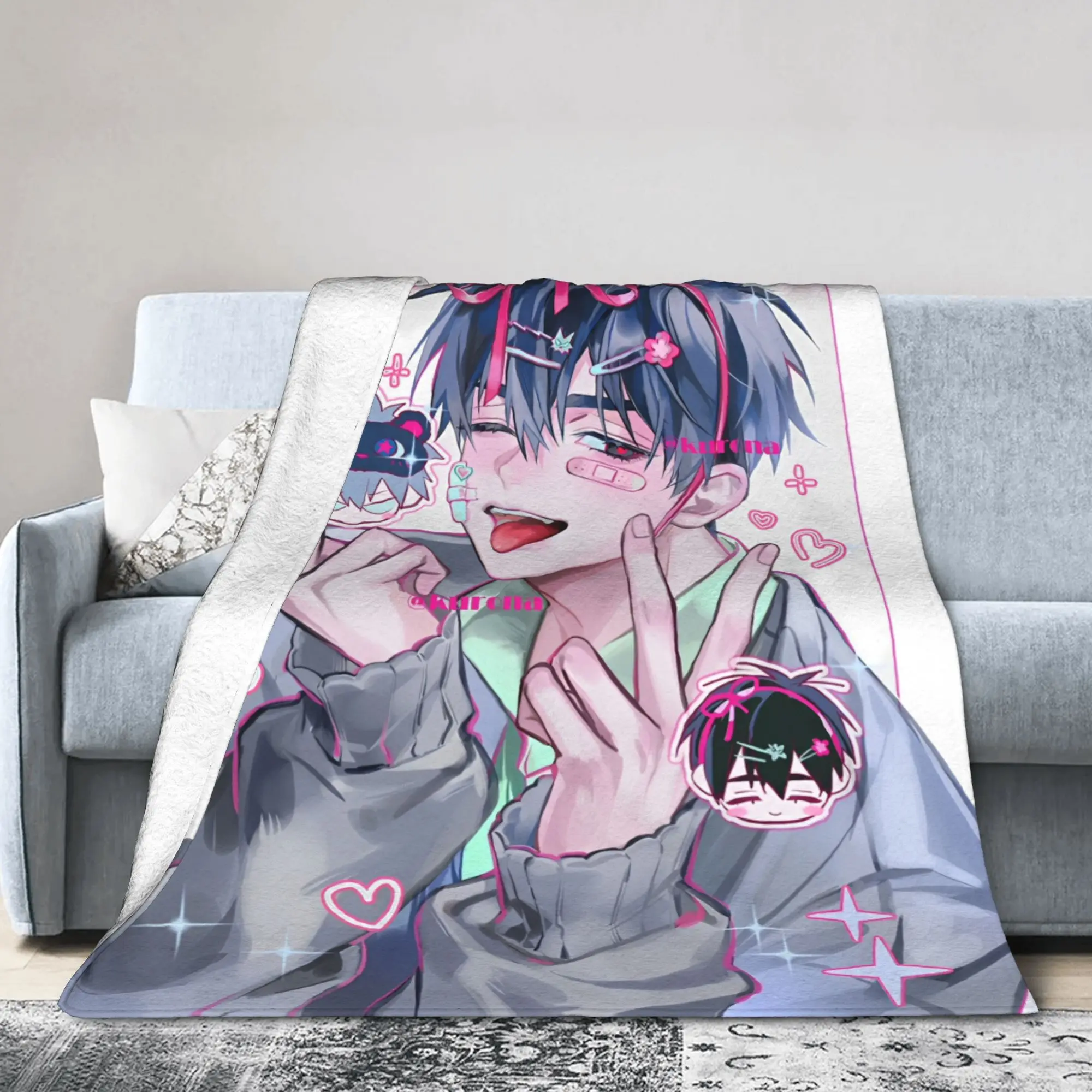 Alien Stage Fleece Blankets Till Ivan Anime Awesome Throw Blankets for  Sofa Bedding Lounge 125*100cm Plush Thin Quilt