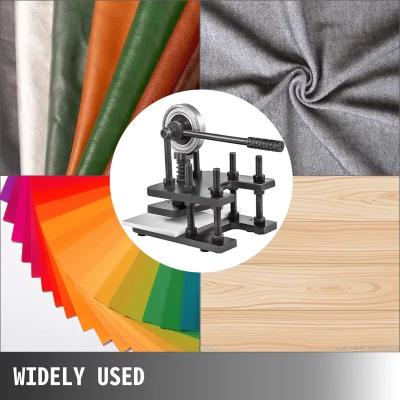 Heavy Duty Manual Die Cutting Machine for Leather Paper Cardboard Craft Press Tool Industrial Grade Precision Cutter