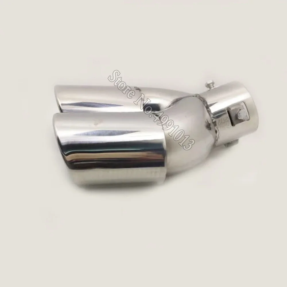For Isuzu D-MAX DMAX 2021 2022 2023 2024 Car Body Cover Muffler Exterior Back End Pipe Dedicate Exhaust Tip Tail Outlet Ornament