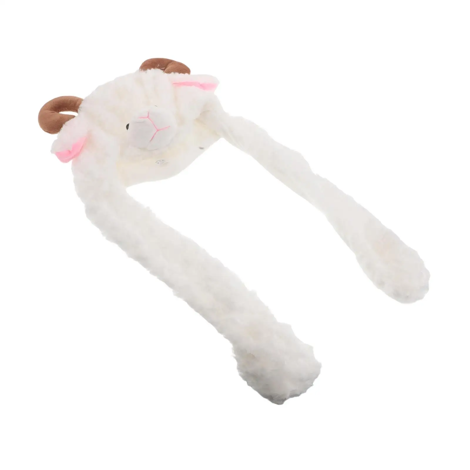 Urocza zimowa ciepła czapka z ruchomymi uszami dla kobiet, urocza czapka z nausznikami w stylu zwierzęcym na zimne dni, na zabawne imprezy.