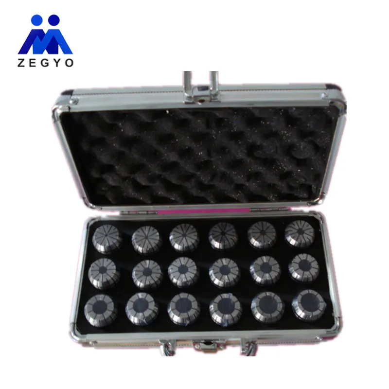 ER25 15 Pcs Set Collet Precision 65Mn HRC44-48 ER Collet Set