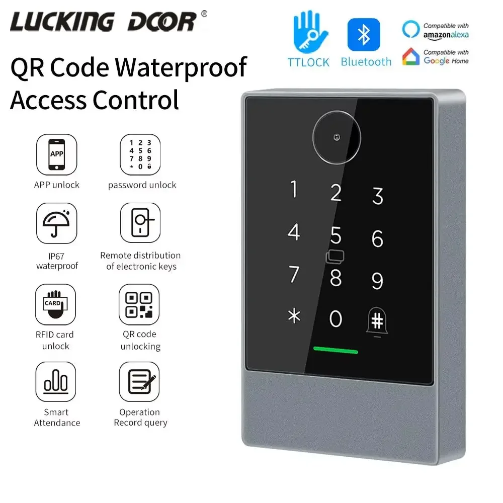 

Waterproof Access Control Fingerprint Lock K3F K3 TTLOCK App Unlock Support Fingerprint/password/IC card/G2 Gateway/Bluetooth