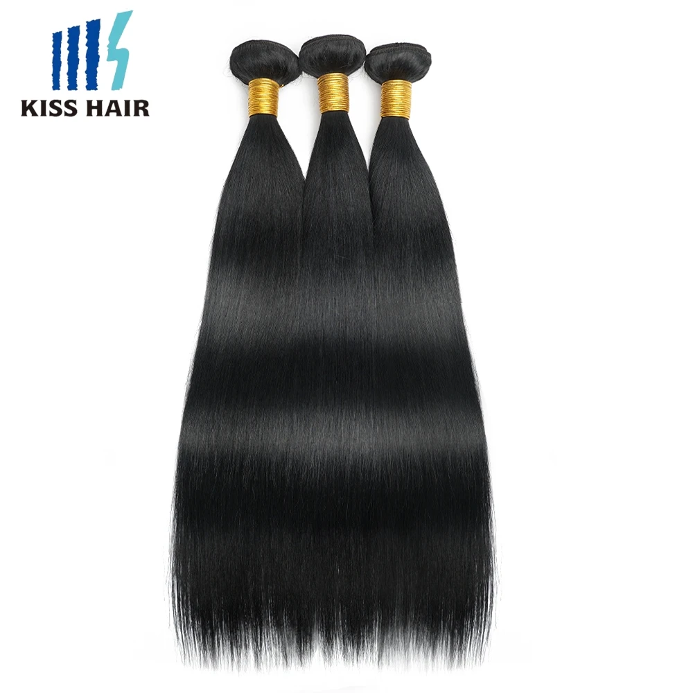 14-26Inch 12a Bot Steil Menselijk Haar Bundels Dikke Uiteinden Remy Braziliaanse Human Natural Hair Extensions Dubbele Wefts Haar Weven