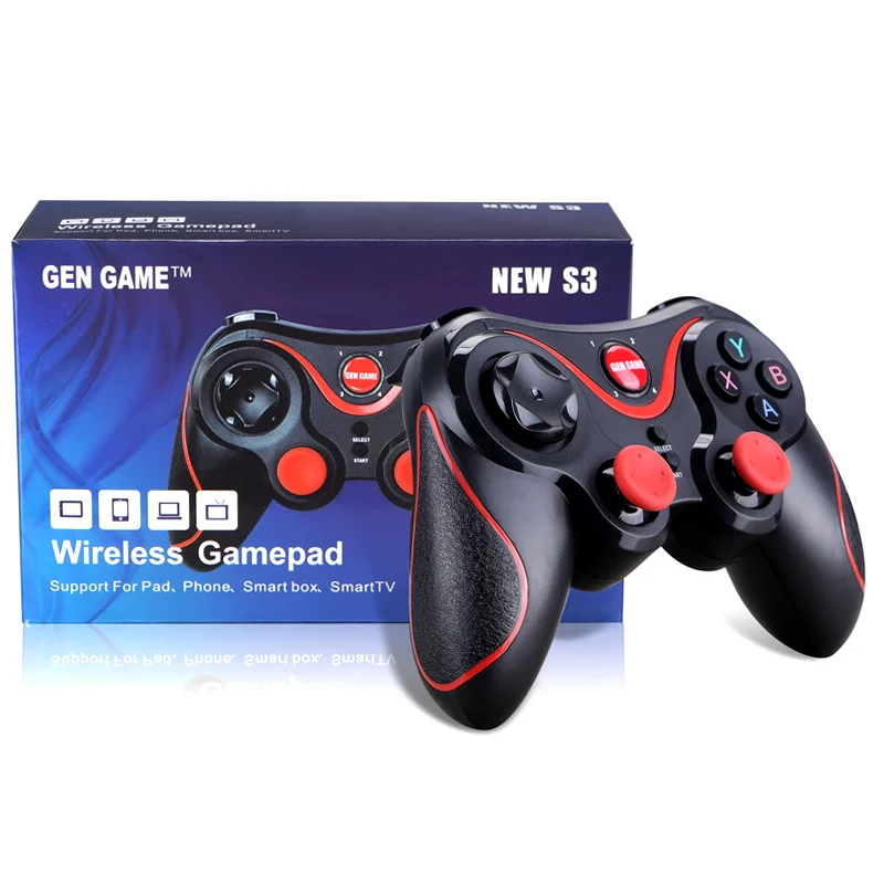 S3 Bluetooth Gamepad per Android Wireless Joystick Controller di gioco per Smartphone PC IOS Android TV Box Kids Festival Gifts