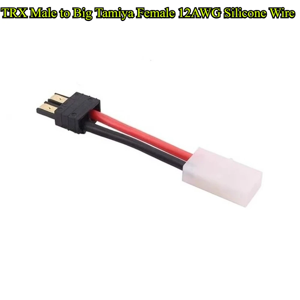 12AWG 5/10/15 سنتيمتر TRX ذكر أنثى toTamiya Deans EC5 XT60 XT90 T التوصيل مع ذكر موصل سالب قابس مهايئ لبطارية Rc ESC #6