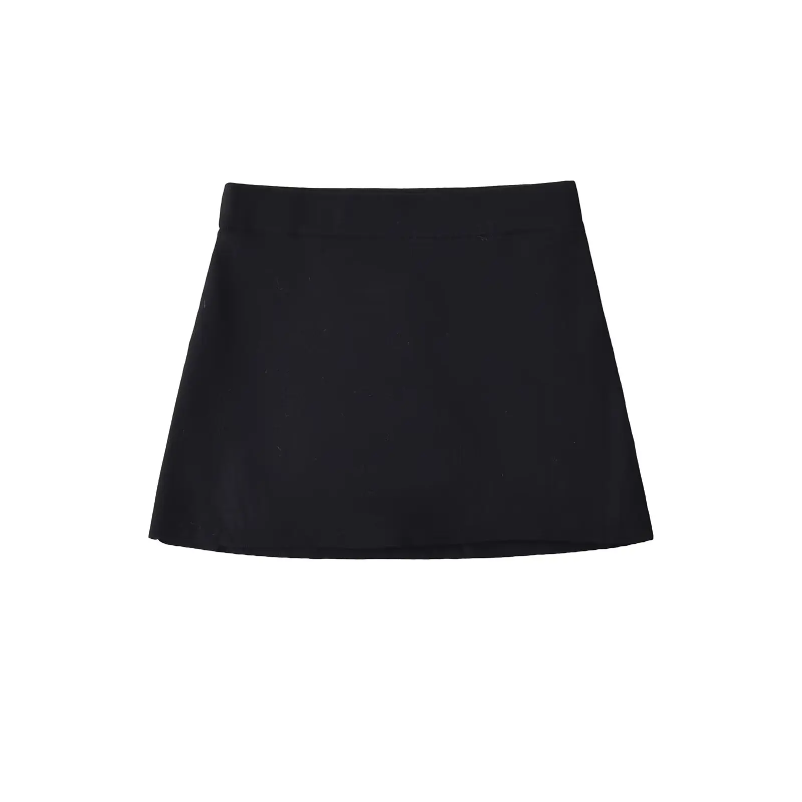 تنورة قصيرة محبوكة للنساء، مزودة بسروال أمان، عالية الخصر، ضيقة، ملفوفة، على طراز الشارع الأمريكي الرجعي، متعددة الاستخدامات