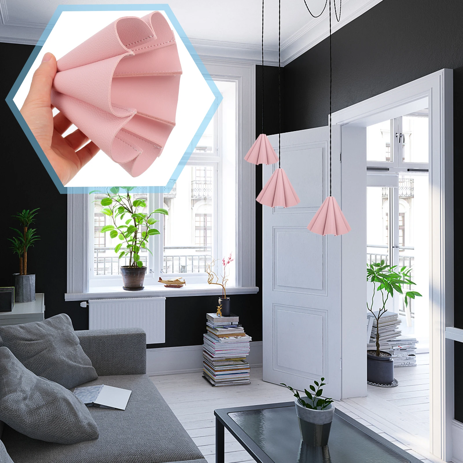 

1pc Premium Dustproof Lampshade Decorative Cover For Bedroom Elegance Mood Lighting Accessory