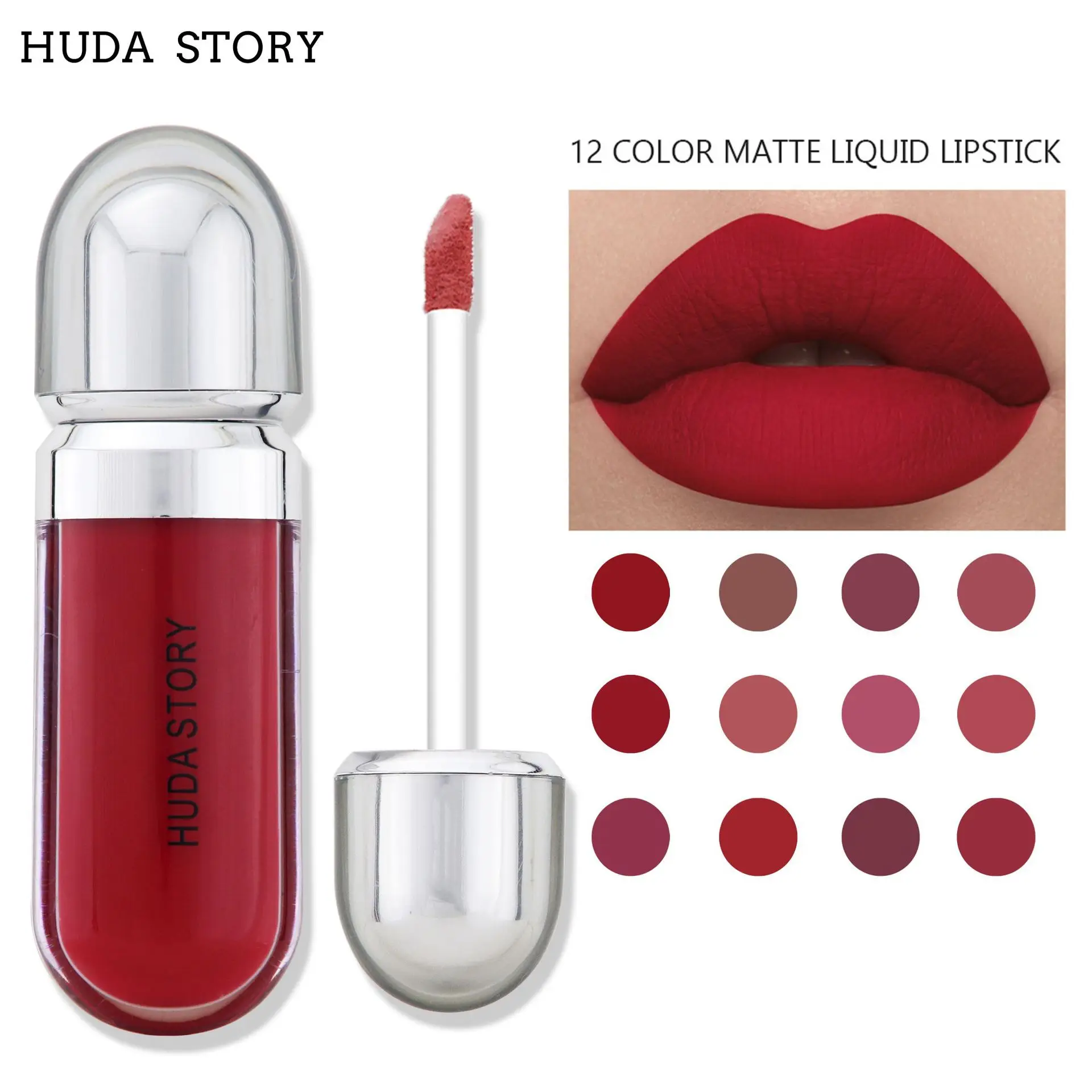 Little angel lip clay stick solid lip gloss velvet matte lipstick appears white in autumn and winter, not easy to stick to the c