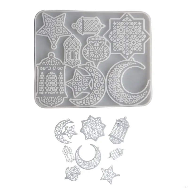 

195C Soft and Flexible Silicone Mould for Moon and Star Jewelry for Beginners and Craft Enthusiasts Present