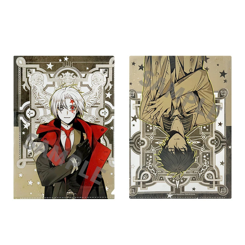 Figuras de acción de juguete para niños y adultos, Cosplay de Anime D.Gray-man Allen Walker, carpeta de colores de dibujos animados, regalos de cumpleaños y vacaciones