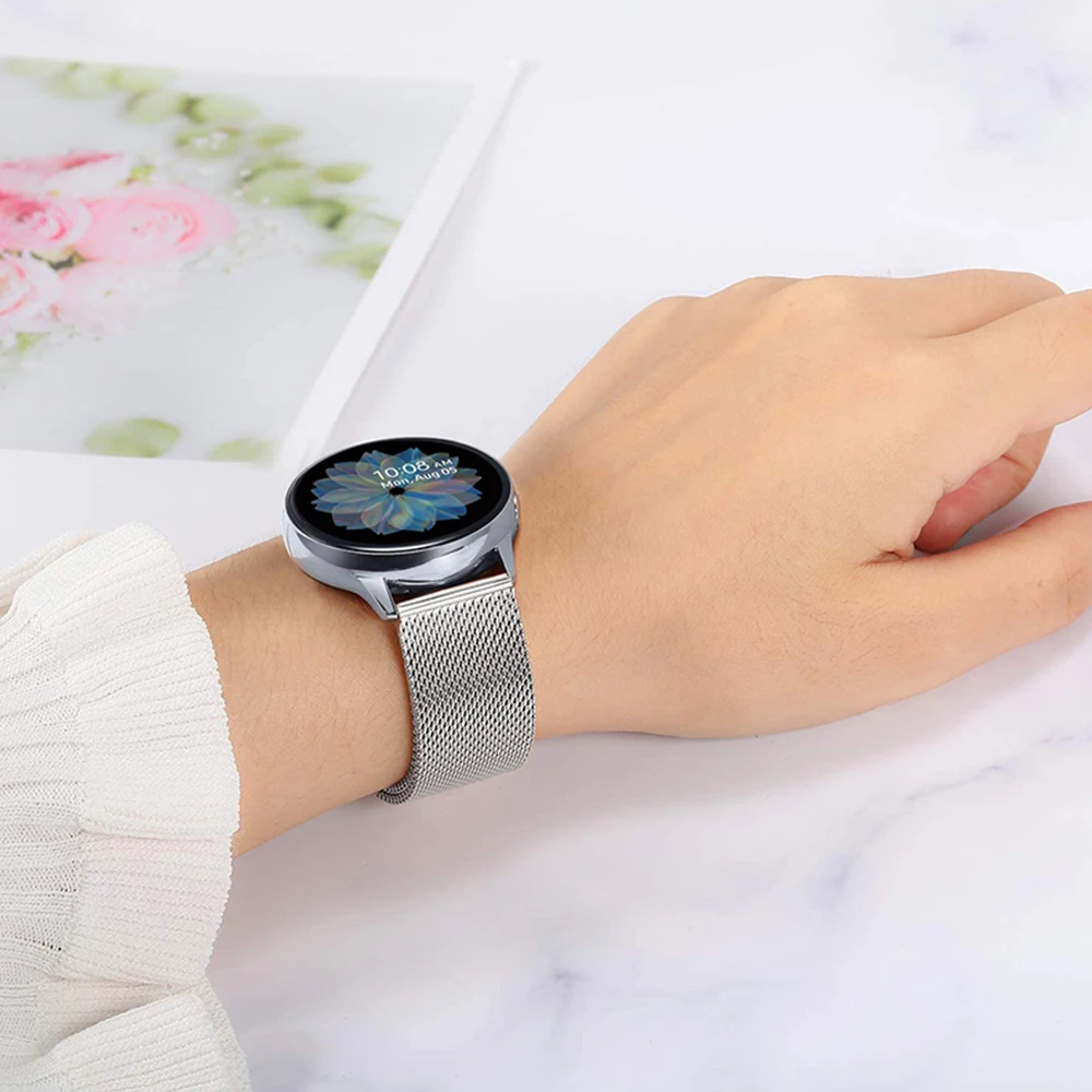 22mm 20mm Strap for Samsung Galaxy Watch 7 6 5 4 Band Magnetic Bracelet for Samsung Watch Classic 42 46 47mm Gear S3 Amazfit GTR image 6