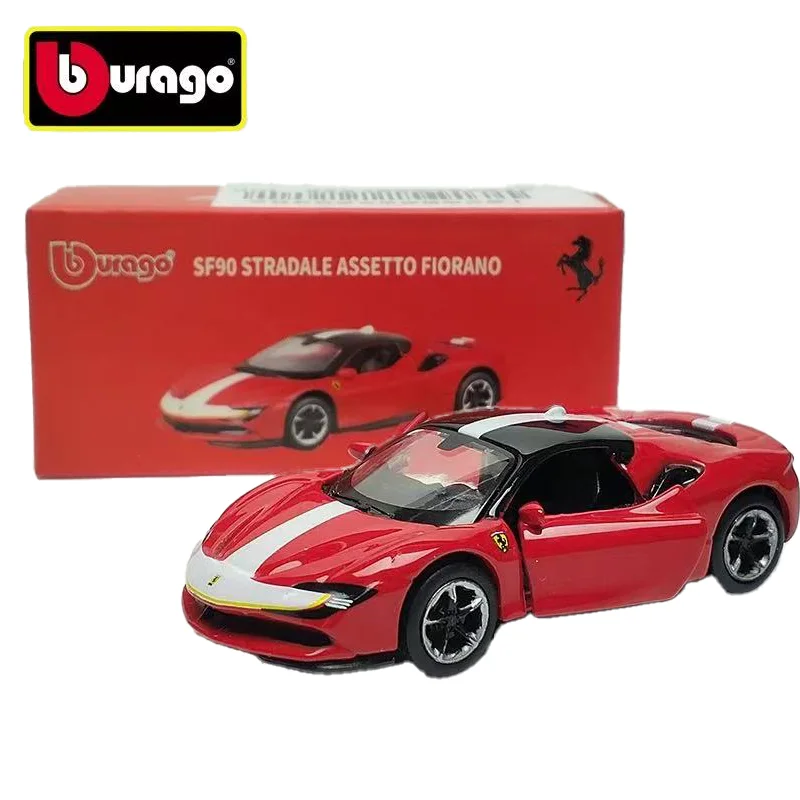 BBURAGO 1/64 Ferrari SP3 F50 F40 ENZO 458 SPECIALE F12tdf SF90 MONZA SP1 488 GTB 599 GTO LAFERRARI รถรุ่นของเล่นของขวัญ