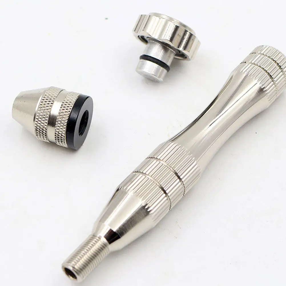 

11Pcs Manual Hand Drill Tool Kit Single Ended Pin Vise Wire Gauge Bit Holder Twisting Vise for Jewelry Bead Craft DIY 0.8-3Mm