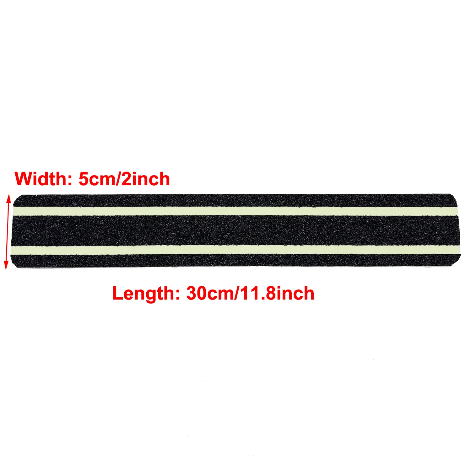8Pcs Anti Slip Traction Tape, 2 inch x 11.8 inch, Non-Slip Grip Adhesive Tape to Indoor or Outdoor Stair,Tubs, Boats, Safety
