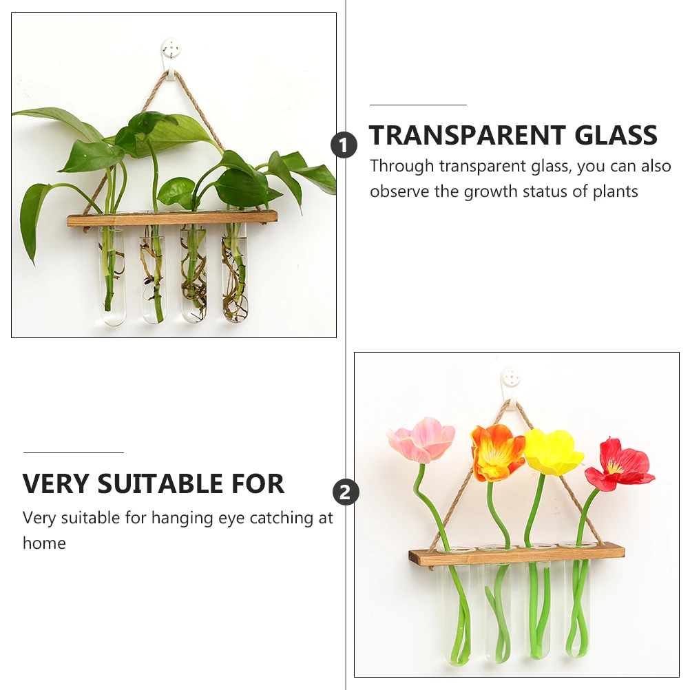 

Tubes Wall Vase Propagating Vases for Plants Wall-mounted Hanging Propagation Jars