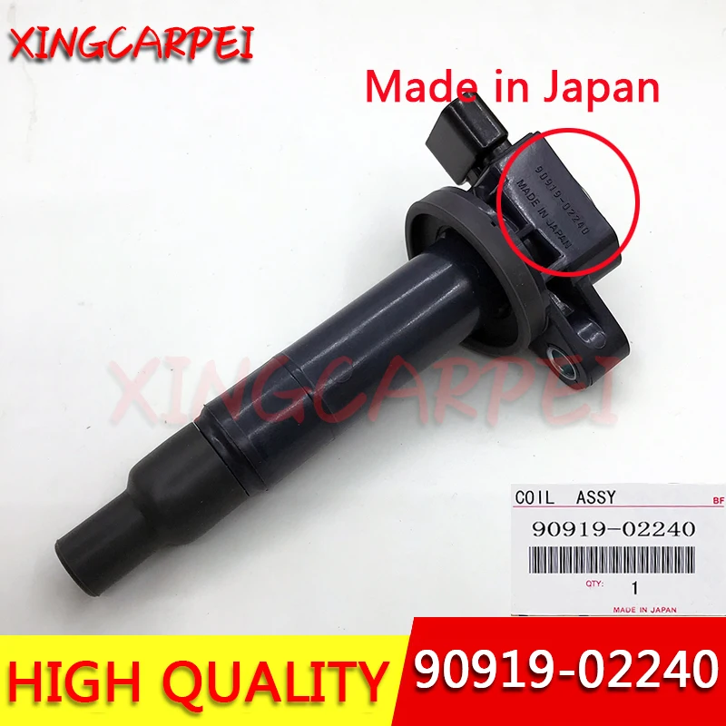 New 90919-02240 90919-02265 Auto Ignition Coil For Toyota Scion xA xB Yaris Echo Prius 1.5 9091902240 9091902265