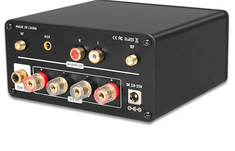 

NEW DC32V 130W*2 2.0 Channel QCC3031 Bluetooth 5.0 TDA7498 Multifunction Music Player Mini Desktop Home Audio Amplifier