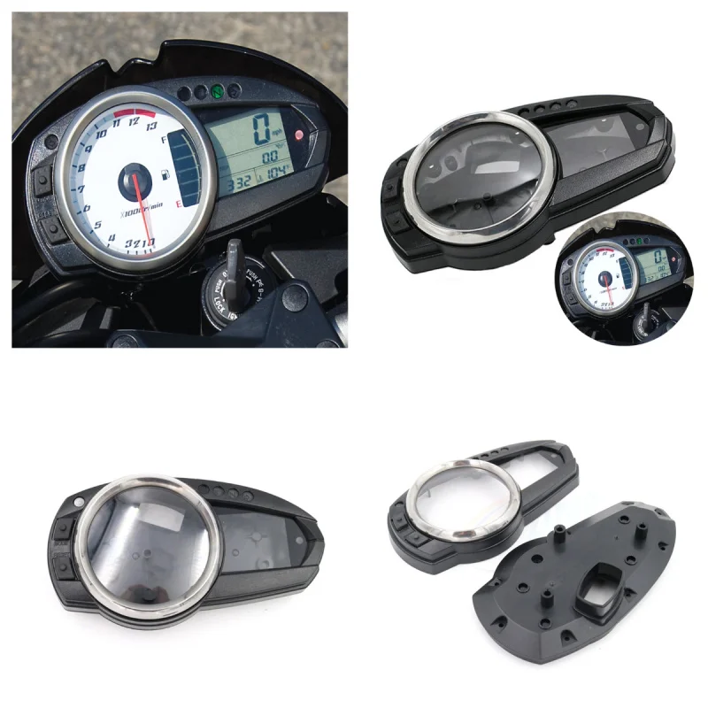 Speedometer, odometer, instrument housing box, gauge cover, tachometer for KAWASAKI Z750 Z1000 2007 2008 2009 ZX6R ZX-6R 2007-20