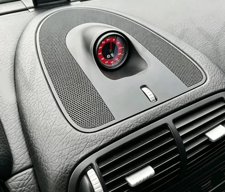Car Stopwatch For Porsche Cayenne 957 2006-2010 Dashboard Center Clock Compass Electronic Meter Interior Plug & Play Accessories