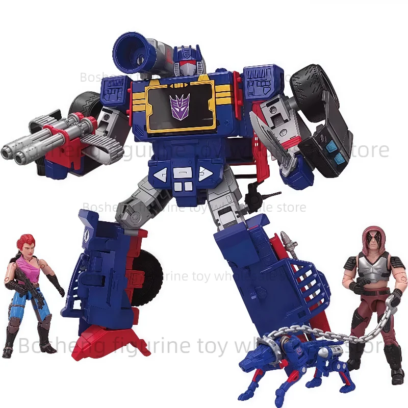 En Stock, serie de juguetes transformados, Robot de deformación Soundwave Zartan & Zarana, figura de acción de Anime, juguete para coleccionar, regalo de vacaciones