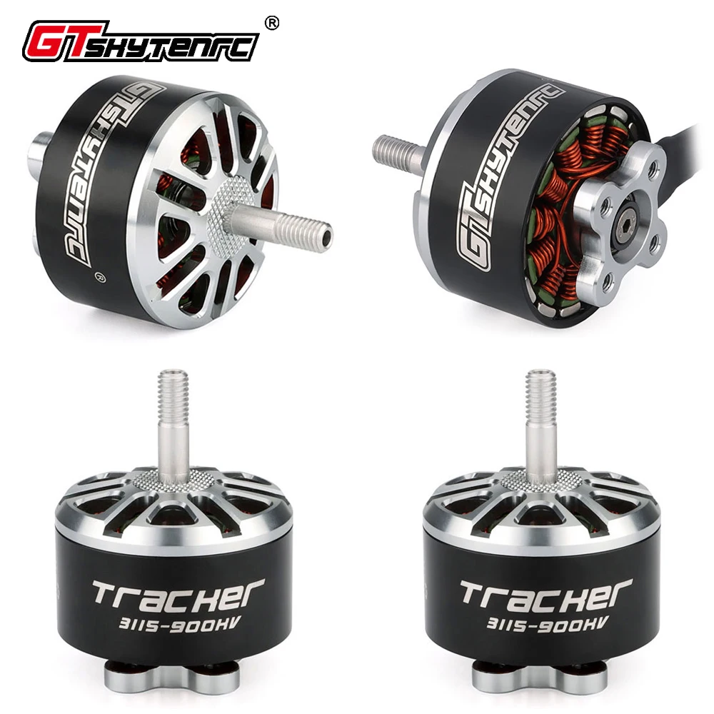 

GTSKYTENRC Tracker 3115 640/900KV 6S Brushless Motor 5mm Shaft For 9inch 10inch 11inch RC FPV Racing Long Range Quadcopter Drone