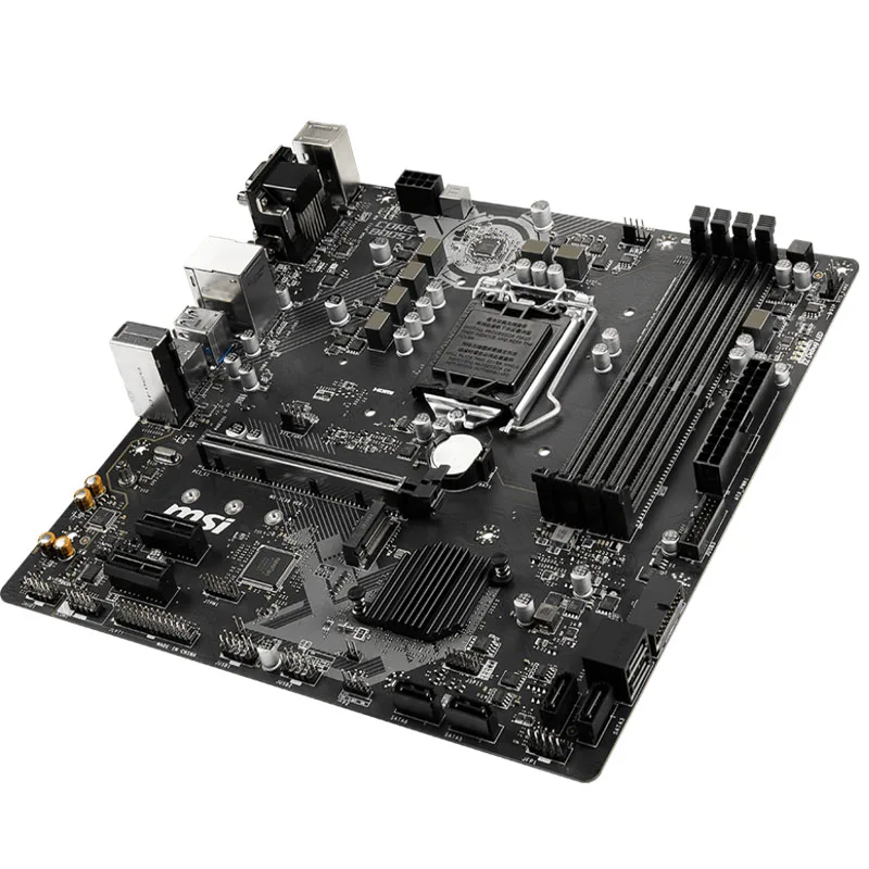 Imagem -02 - Pro-vdh Soquete Intel Lga1151 Micro-atx Memória Ddr4 Suporta Memória Ddr4 2666 Mhz Turbo M.2 Usb 3.1 Novo Msi-b365m