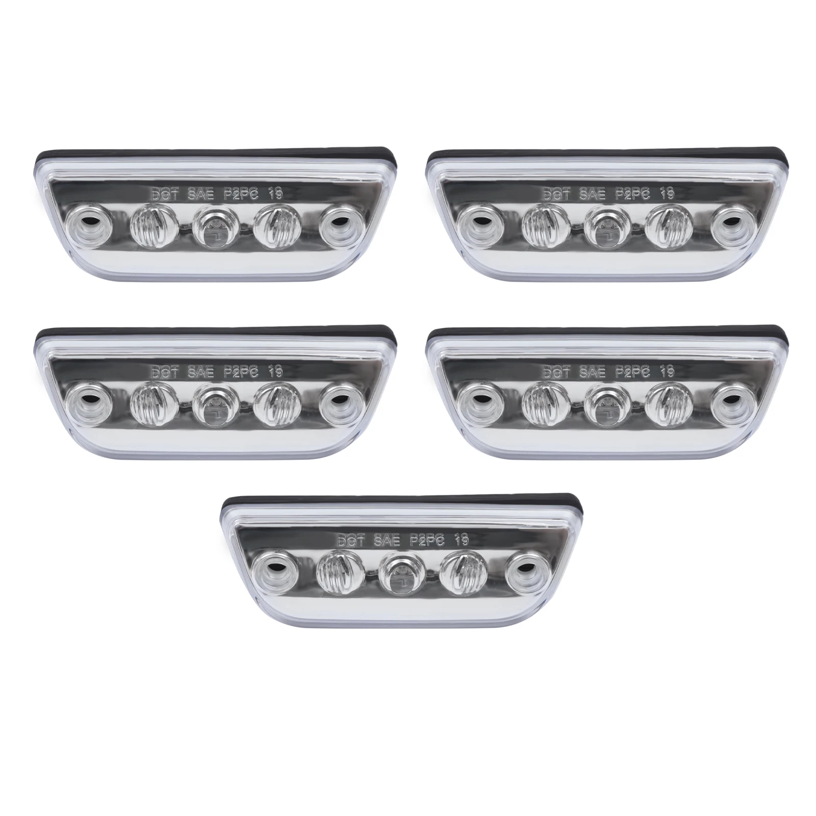 5PCS LED Roof Clearance Marker Lights For 2015-2020 Kenworth T680