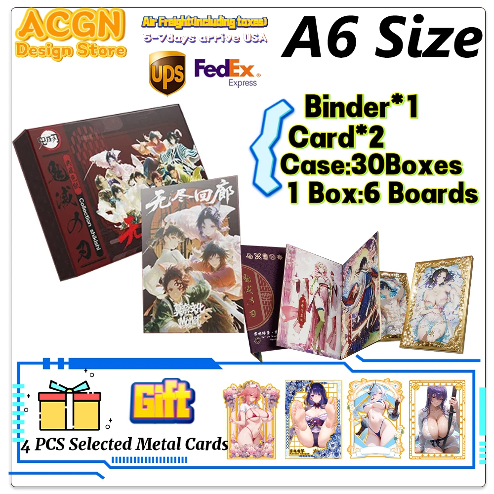 2025 Più Nuovo Mo Nai Cultura Demon Slayer No.1 Schede Nezuko Shinobu Kimetsu Yaiba Booster Box Tcg Card Giocattolo Hobby Regali