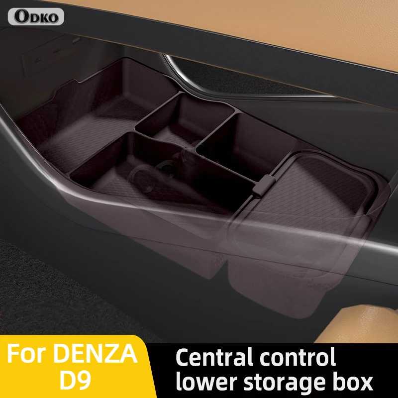 

Для Denza D9 силиконовый ящик для хранения, центральная консоль, модификация слоев, специальный органайзер для аксессуаров для салона автомобиля