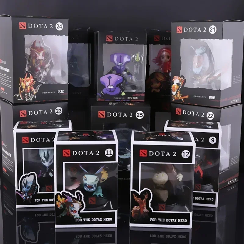 DOTA 2 Collectible Action Figure Set - Official Hero Character Statues for Game Fans & Display