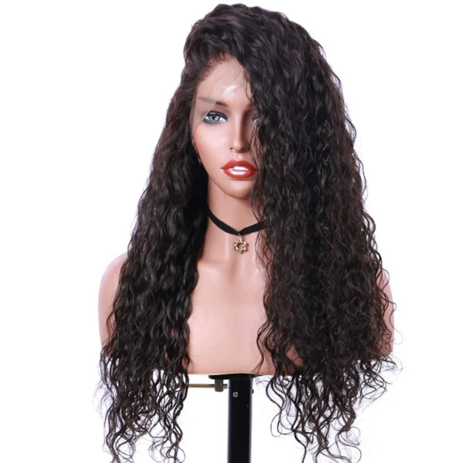 16-24 Inch 180% Density Full Lace Human Hair Wigs Vietnamese Hair Part Anyway Full Frontal Lace Wig 12A Grade Virgin Hair