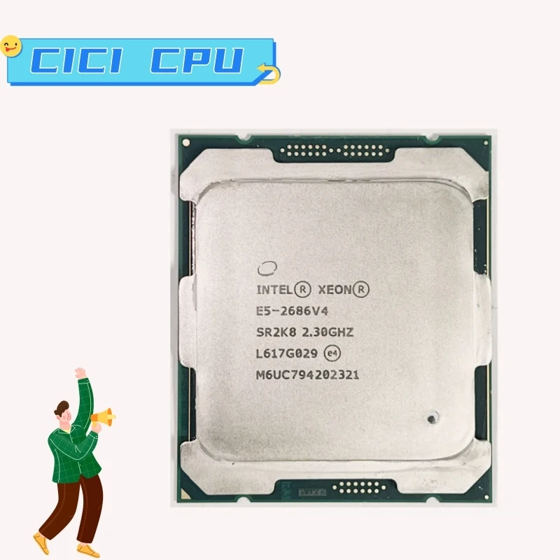 

Б/у процессор Xeon E5 2686 V4 SR2K8 2,3 ГГц 18 ядер 45M LGA 2011-3 2686V4