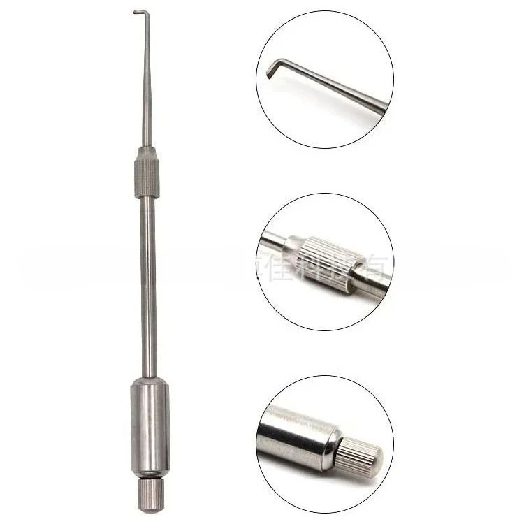 1Set Lab Manual Crown Remover,StainlessSteel Manual Crown RemoverSet S